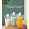 WOHANMU 100-Piece Spout Pouch, Clear Storage Container with Spout, for Drinks, Juice, 100ml, 150ml, 200ml, 250ml, Drink Bags, Plastic Bags, Packs, Con