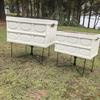 Camping Foldable Metal Stand Portable Metal Luggage Rack Ices Box Holder Coolers Stand for Outdoor Picnics Fishing