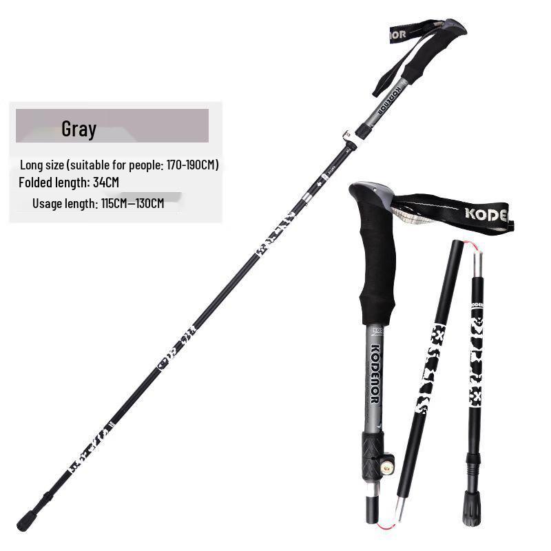 Reflec 5-Section Folding Aluminum Trekking Pole