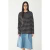 STUDIO TOMBOY Men S MulTi STripe Round Neck Long Sleeve T ShirT 9176322980ar