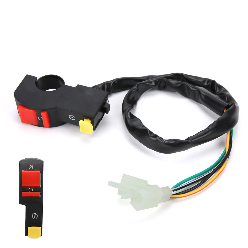 Motorcycle Kill Stop Button Switch Handlebar Ignition On Off Starter Fit for 50cc  110cc  125cc Pit Quad Dirt Bike