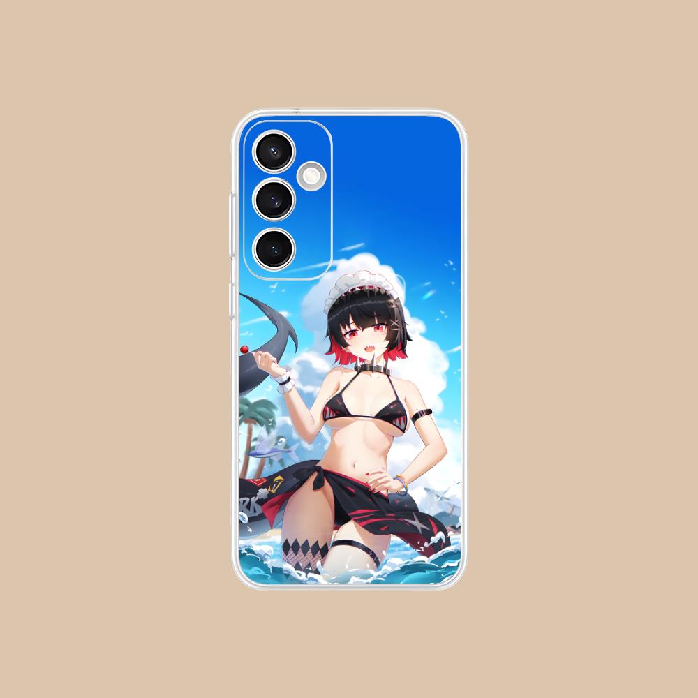 Zenless Zone Zero Ellen Joe Handyhülle für Samsung Galaxy S25 S24 S23 S22 S21Plus FE Ultra Klar Farbe Schutzhülle Luxus