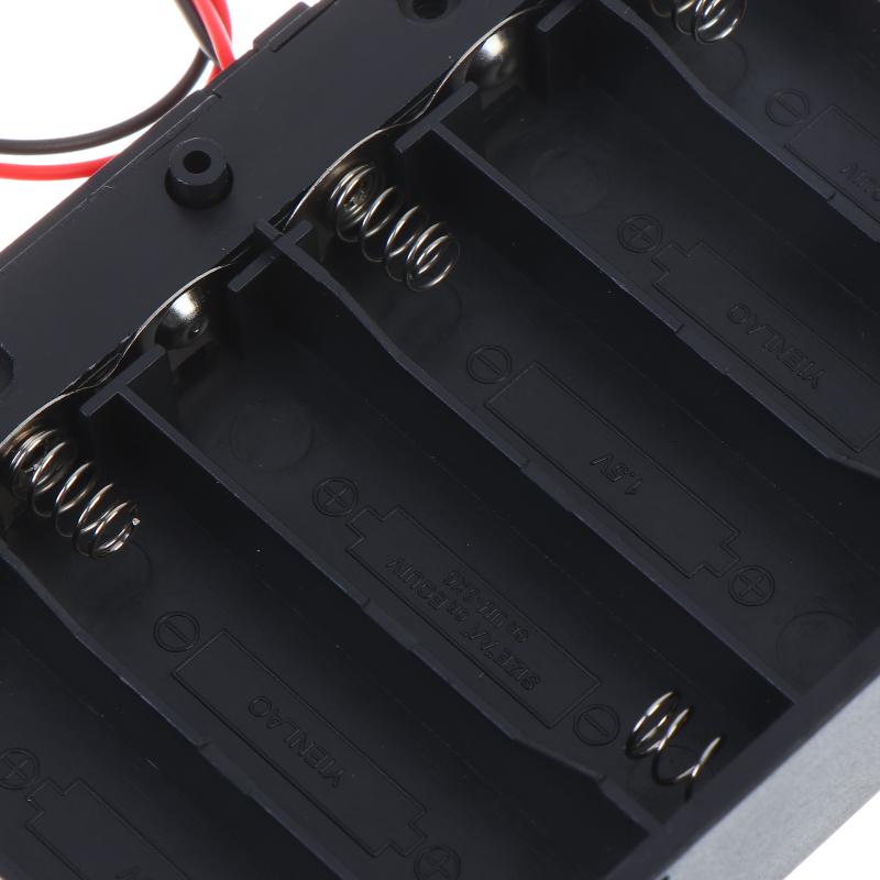 1/3Pcs Aa Battery Holder Storage Case Box With Switch And Cover For Aa Batteries Standard Container 1 2 3 4 6 8 Slots