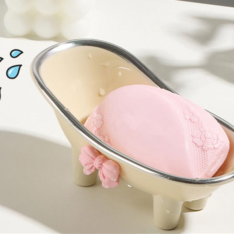 Innovative Soap Storage Rack Non slip Feet, Cartoon Bathtub Soap Box Suitable for Bathroom, Kitchen, Public Places