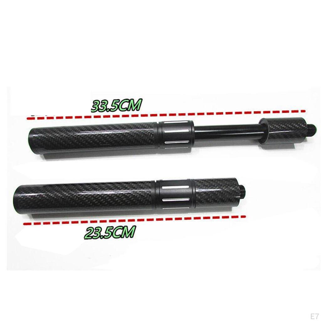End Telescopic Carbon Weight Multifunction Lengthen Tools Nine Ball Club for Billiard Cues