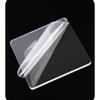 10 Stuks Zeer Transparant Acryl Vierkant Rond Met Magnetisch Vel Materiaal Pakket Huisdecoratie Diy Koelkastmagneet