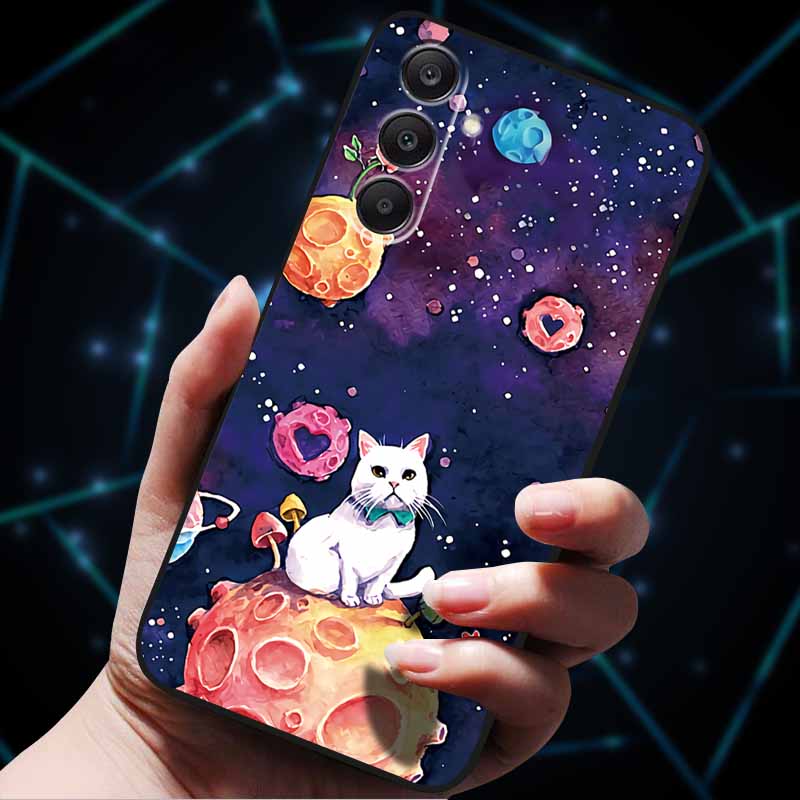 3D Flowers Emboss Fundas For Samsung A25 A35 A55 5G Case Soft Silicone Phone Cases for Galaxy A25 5G Back Cover Shell SamsungA55