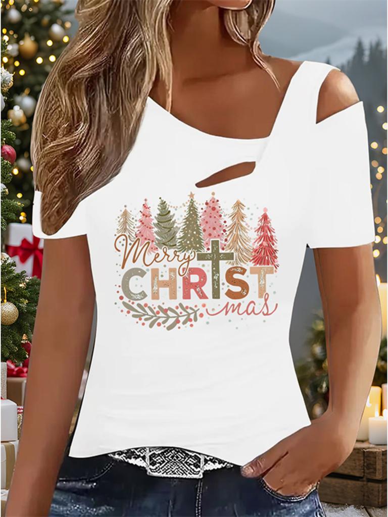 Damen Neues Lässiges Oberteil Weihnachten Halloween Weihnachtsgeschenk Oberteile Hemd Bluse