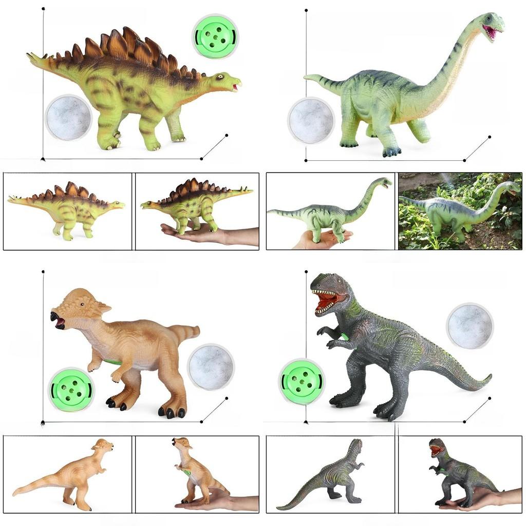 Jurassic Dinosaur Model Toy With Sound Effects For Kids Educational Playset