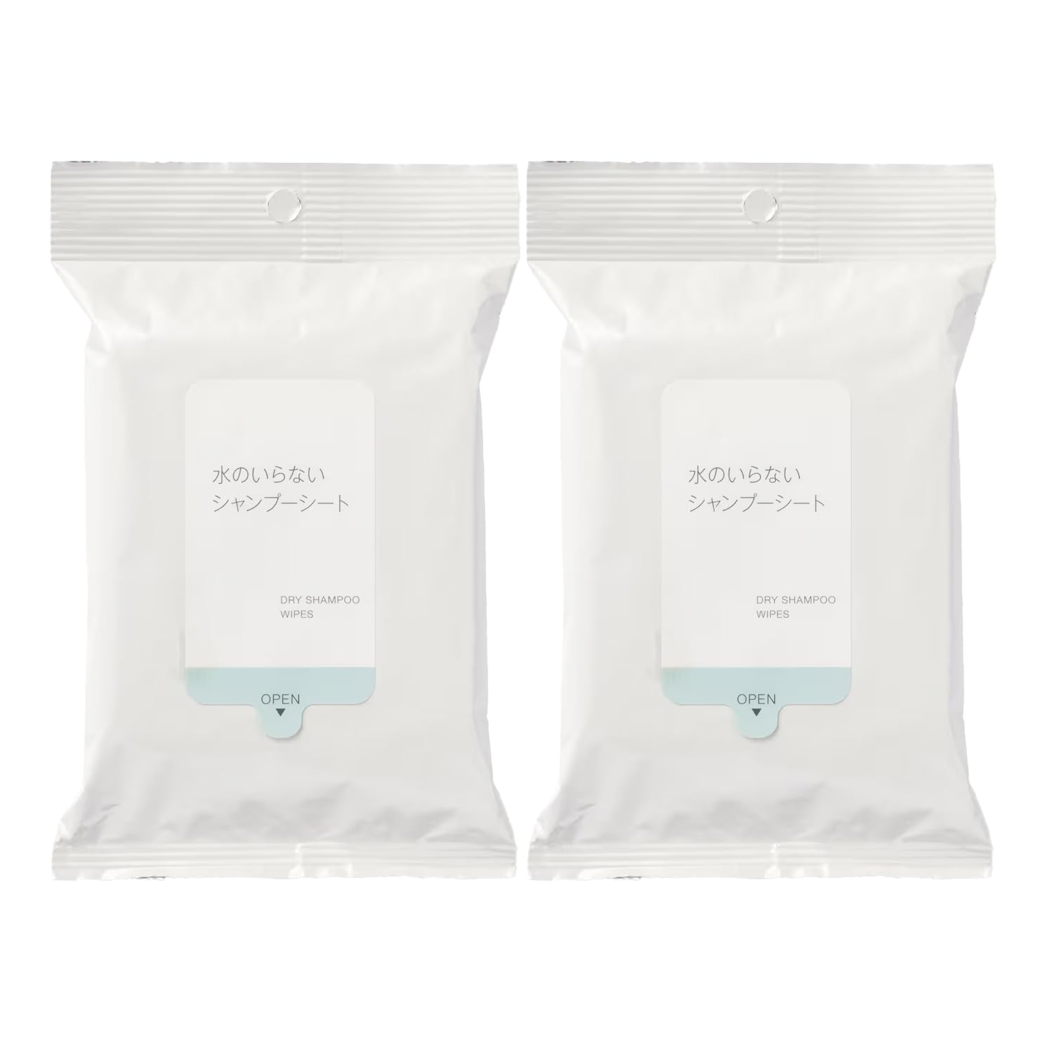 

[2 pieces] MUJI Waterless Shampoo Sheets, 12 sheets x 2 packs