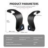 CXVA5 4Pcs Universal Car Seat Back Headrest Storage Hook Accessories For BMW G30 G20 M3 M5 E91 E92 E93 E36 E70 X3 X4 X5 X1 E39 F30