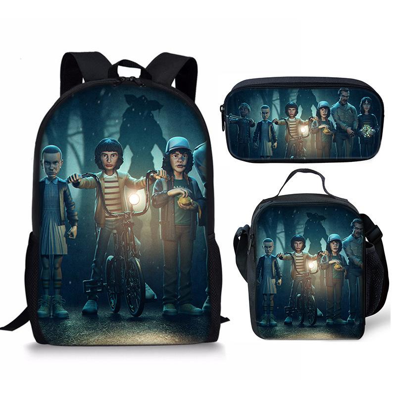Stranger Things Dětský batoh+taška přes rameno+penál KTB