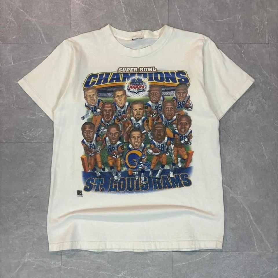 1990's Salem sport wears St. Louis rams caricature tee