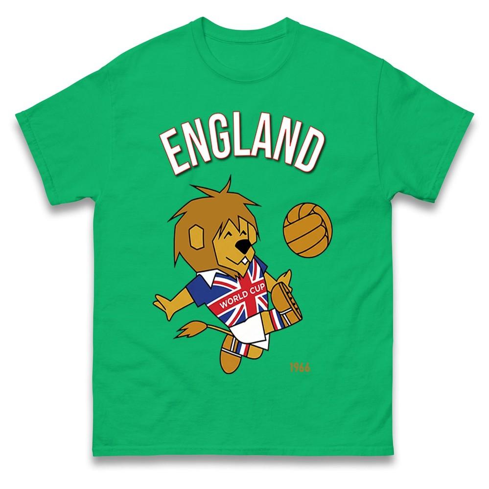World Cup Willie England 1966 T Shirt England World Cup Winners 1966 Tee Shirt S
