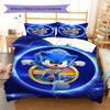 Set Copripiumino Trapuntato con Fantasia Riccio Blu Federa Decorazione per la Casa Regalo (1 * copripiumino + 2 * federa, senza nucleo)