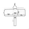 Belt Bottle Holder Pouch Convenient Compact Waist Hanging Sturdy for Backpacking Hiking