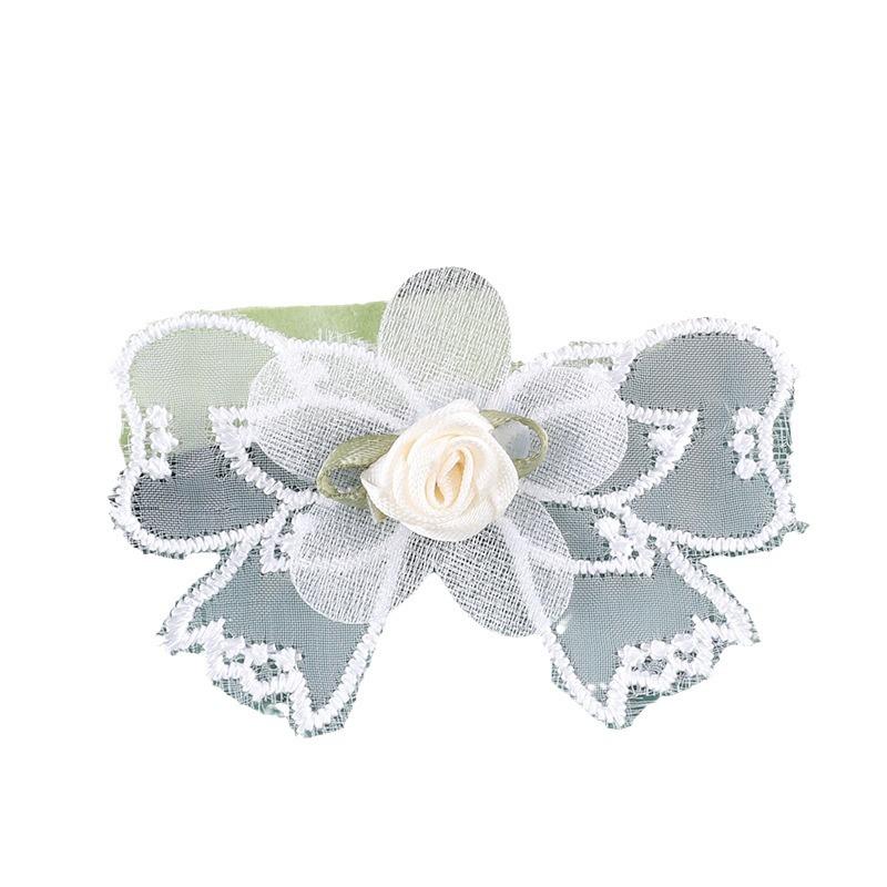 Cute Cartoon Mesh Bow Lace Embroidery Sticker DIY Hand Account Accessories Accessories Brooch Hairpin Hair Accessories Accessories