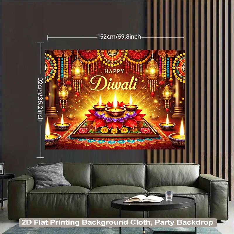 1 Piece of Brightly Lit Holiday Celebration Background Cloth Used for Decorating Living Rooms Bedrooms Offices or Parties