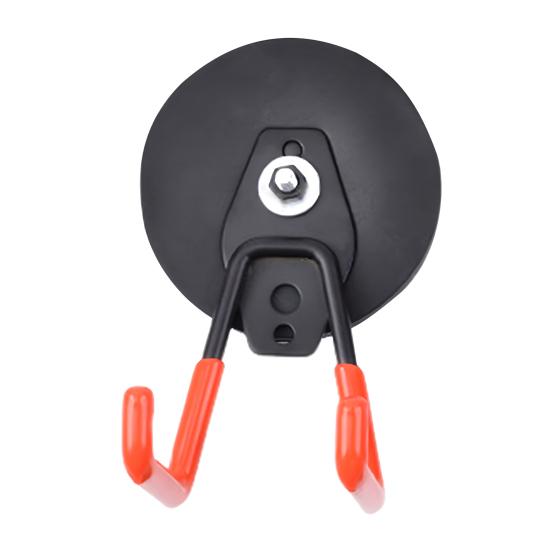 Heavy Duty Magnetic Utility Hook Strong Load-bearing PVC Anti-Slip Coating Easy Installation Garage Magnet Hook Storage Hanger