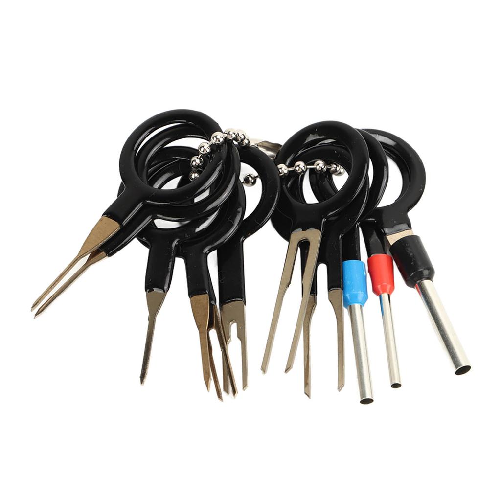 11 Pcs Car Terminal Removal Tool Kit Electrical Wiring Crimp Connector Pin Extractor Set for Car