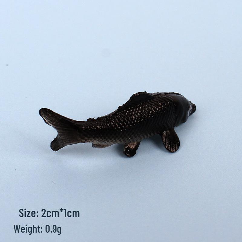 Miniaturowe akwarium z PVC Koi Model rekwizyty do samodzielnego wykonania - symulacja miniaturowej złotej rybki lub innych opcji ryb