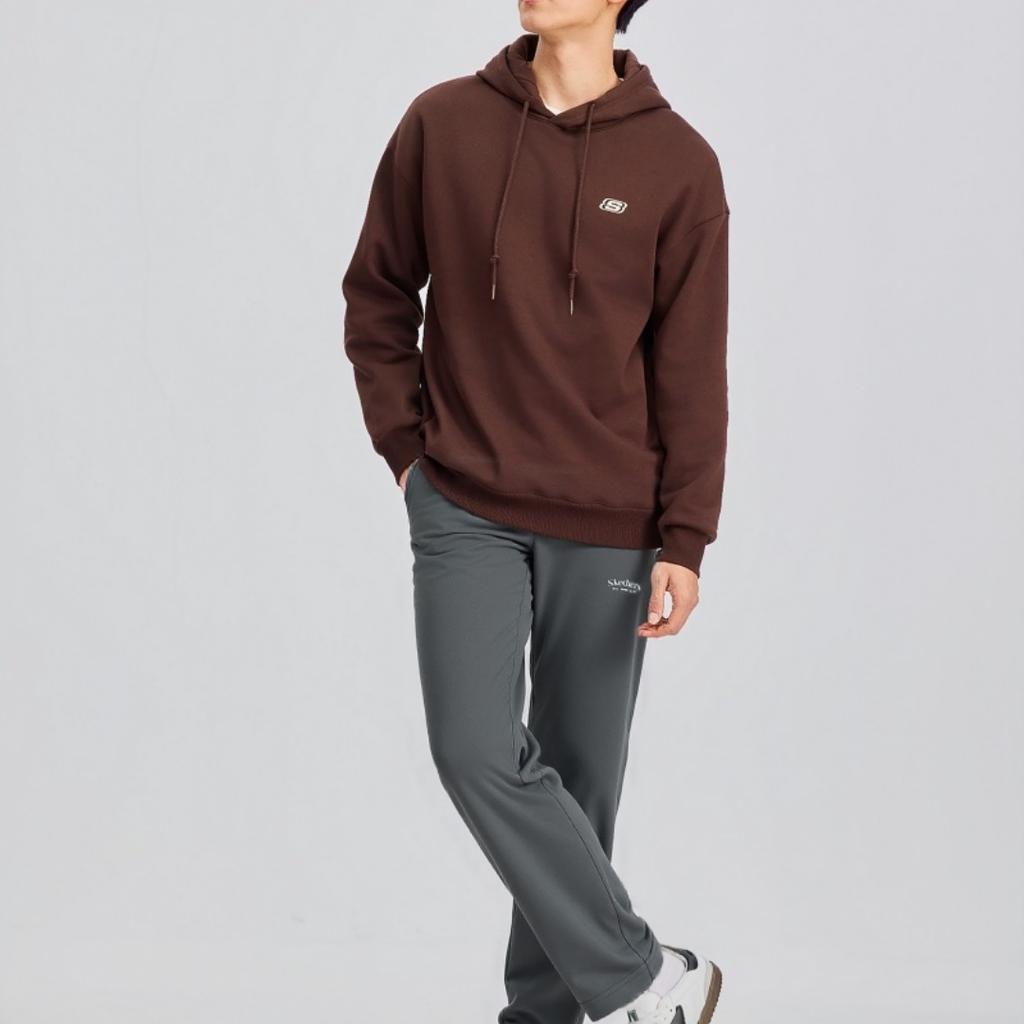 Skechers Skin-Friendly Comfortable Breathable Soft Knitted Sports Pants Men bottoms Smoky-Gray L325M099-013P