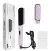 Hair Straightener Brush Heating Hot Comb Straightener Electric Hair Straightening Curly Multifunctional Iron Brush Comb Curler