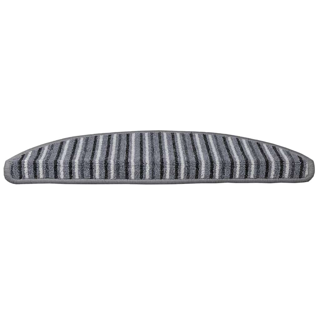 Self Adhesive Stair Treads 15 Pcs Gray 56 X 17 X 3 Cm