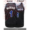 2026 Shaquille O'Neal 32 Maglia da Basket a Righe Uomo Senza Maniche Retro Fan Sportiva McGrady 1 Canotta Streetwear Uniforme Bambino