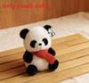 Panda Plush Doll With Scarf And Sweater Decoration For Kids And Collectors