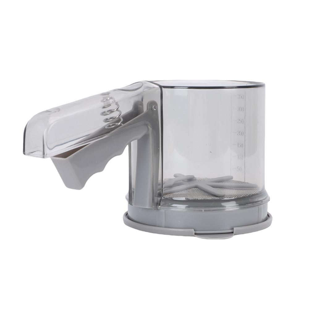 PP Stainless Steel Baking Sieve 2-Layer Powder Sifter Practical Flour Sifter  Baking