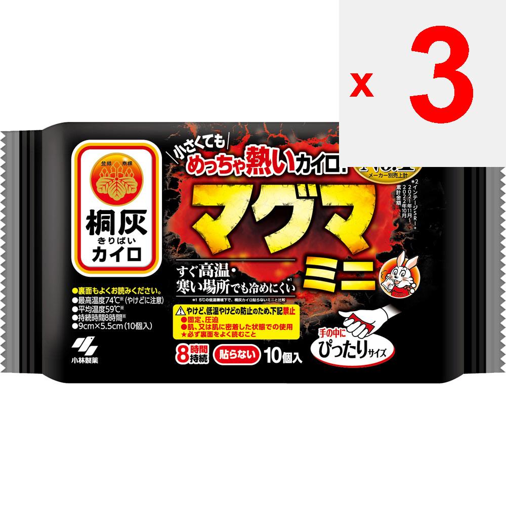 Kiribai Chemical Magma Nicht anbringbares Mini-Magma Naniwa Mini 10P Normaler Körperwärmer Einweg-Körperwärmer Normaler Körperwärmer