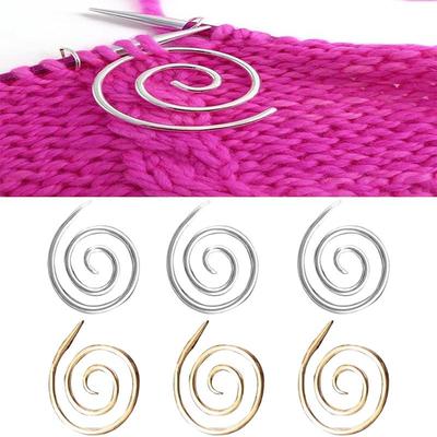 Praktische Spiral-Stricknadel, Handstrickwerkzeug für Wollpullover, Glattes und nicht hängenbleibendes Webwerkzeug