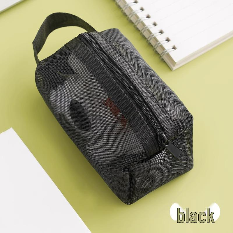 Multifunctional Mesh Handbag with Card Holder, Coin Purse, Key Holder & Pencil Case