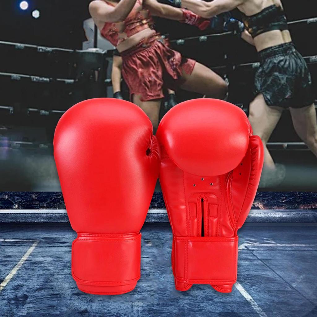 Guantoni da Boxe per Adulti, Traspiranti, Imbottiture Protettive per Polso e Nocche, Manopole da Allenamento per Sacco da Boxe per
