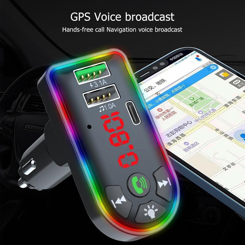 New Colorful Car FM Transmitter USB+Type-C 5V 3.1A FM Transmitter Bluetooth 5.0 Car MP3 Player Wireless Handsfree Car Kit U Disk/TF Music Player-buy at a low prices on Joom e-commerce platform New Colorful Car FM Transmitter USB+Type-C 5V 3.1A FM Transmitter Bluetooth 5.0 Car MP3 Player Wireless Handsfree Car Kit U Disk/TF Music Player-buy at a low prices on Joom e-commerce platform