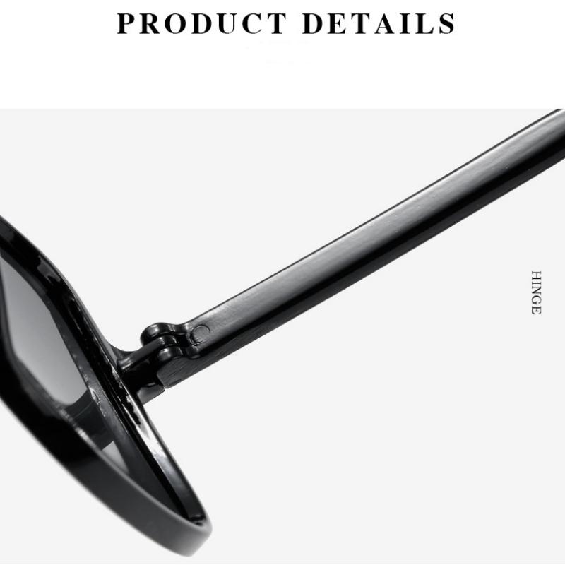 Glasses Men Square Frame Korean Large Frame UV Resistant Women's Gradient Sunglasses  Accessories
