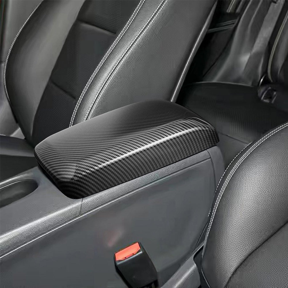 Panou Acoperire Cotieră Centrală Auto Fibră de Carbon și Negru Lucios Accesorii Interioare Pentru Mercedes Benz GLA220 CLA200A180 B180