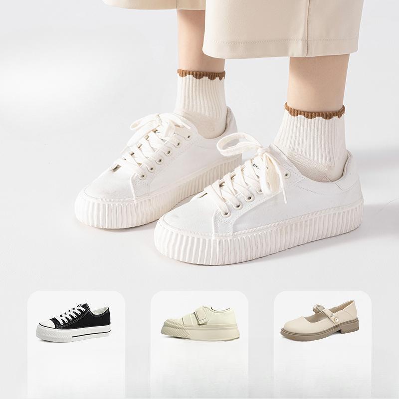 Women's Short Socks, Spring and Autumn Cotton Socks, Boneless, Deodorizing, Sweat-absorbing, Shallow Sports Socks, Summer Thin Boat Socks