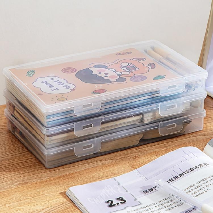 Pencil Box Stationery Pencil Brush Finishing Storage Box Drawing Tools Container