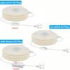 Dimmable 220V COB LED Neon Strip Light 288Leds/M With Switch/Dimmer EU Power Kit Flexible Tape Waterproof Lamp Garden Home Decor