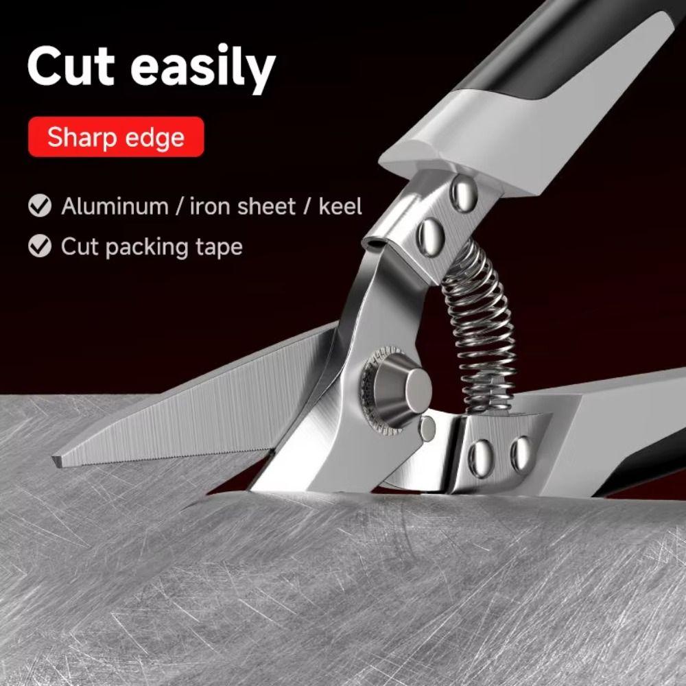 Non-slip Handle Tin Snips Scissors Rustproof Cable Cutters Tin Snips Tools  Household Tools