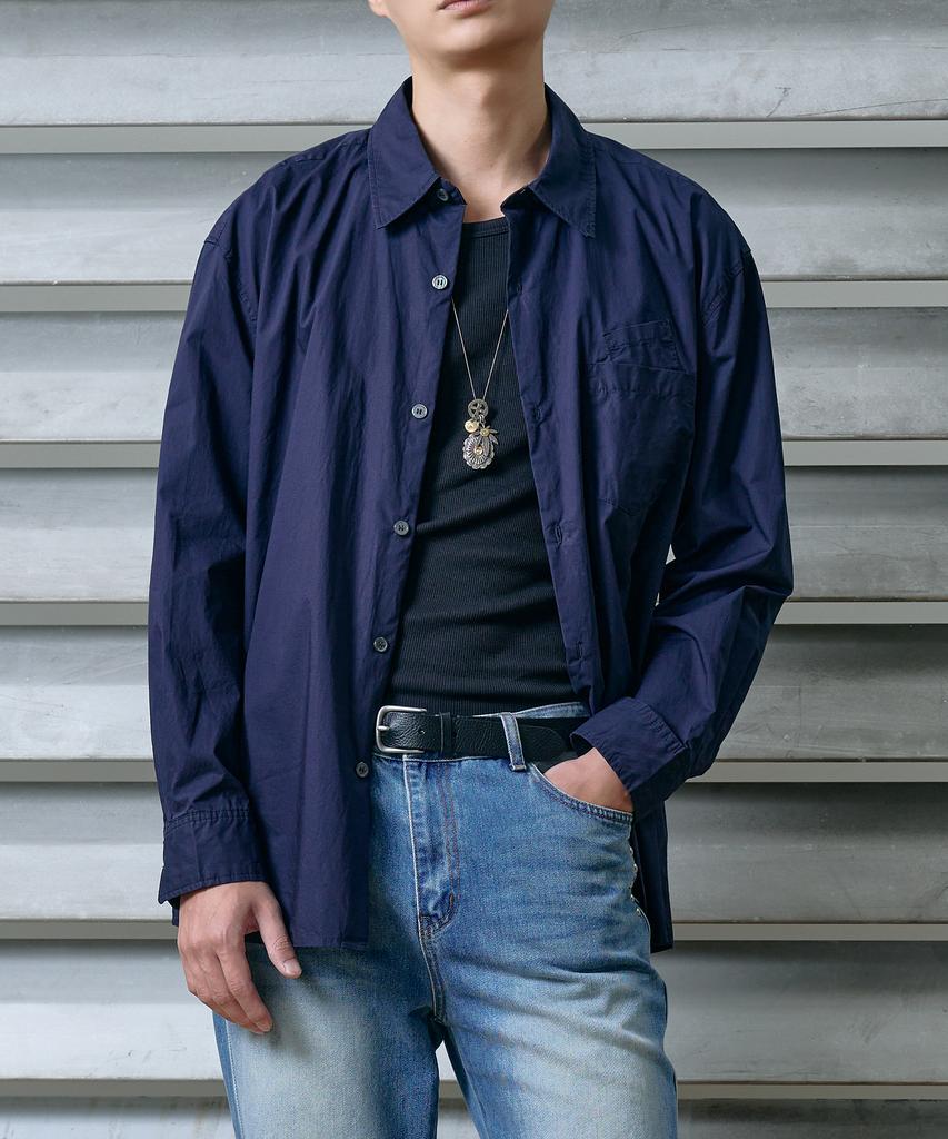 Weseuken [Unisex] Comfort Washed Cotton Double Pocket Shirts (9Color) (B Type)