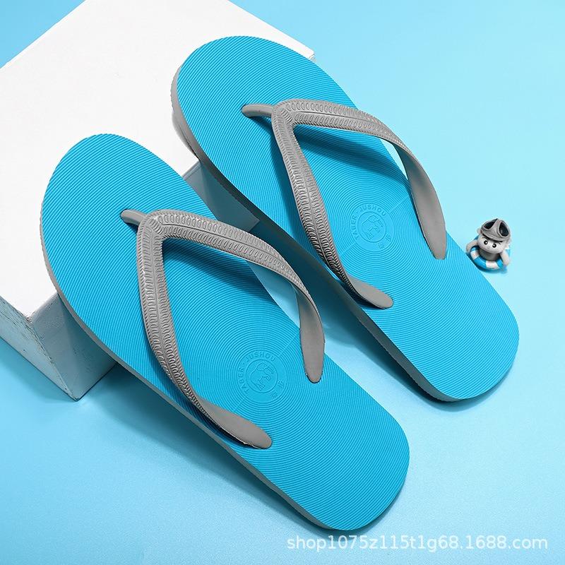 

Мужские шлепанцы для улицы, нескользящие, износостойкие и универсальные летние повседневные шлепанцы с мягкой подошвой, мужские парные пляжные сандалии 45-46