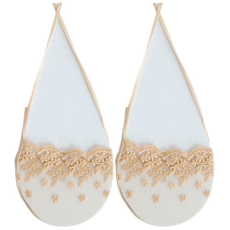 Ultra-Thin Invisible Lace Socks: Japanese & Korean Suspender, Half-Palm Design for High Heels, Summer Style