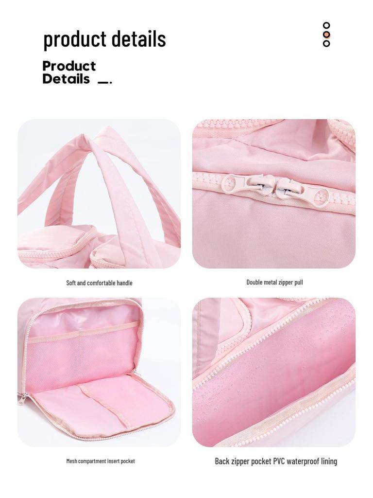 Lightweight Travel Toiletry & Cosmetic Bag with Large Wide Opening