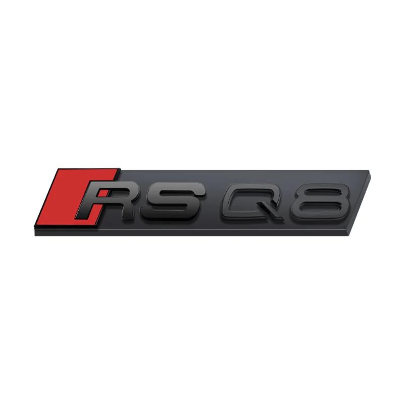 1pc ABS Plastic Car Front Grille Badge Logo Decoration Stickers For hot RSQ8 RSQ3 RSQ5 RSQ4 Exterior Modification Accessories
