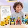 Paw Patrol Rescue Car Set With Plastic Construction Vehicles For Kids Play And Development