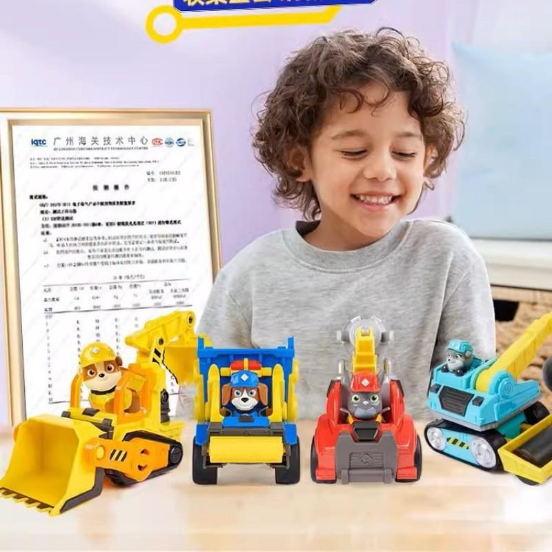 Paw Patrol Rescue Car Set With Plastic Construction Vehicles For Kids Play And Development