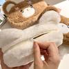 Cartoon Bear Plush Bear Pencil Case Fluffy Plush Pen Bag Cute Plush Pencil Case  Student Gifts
